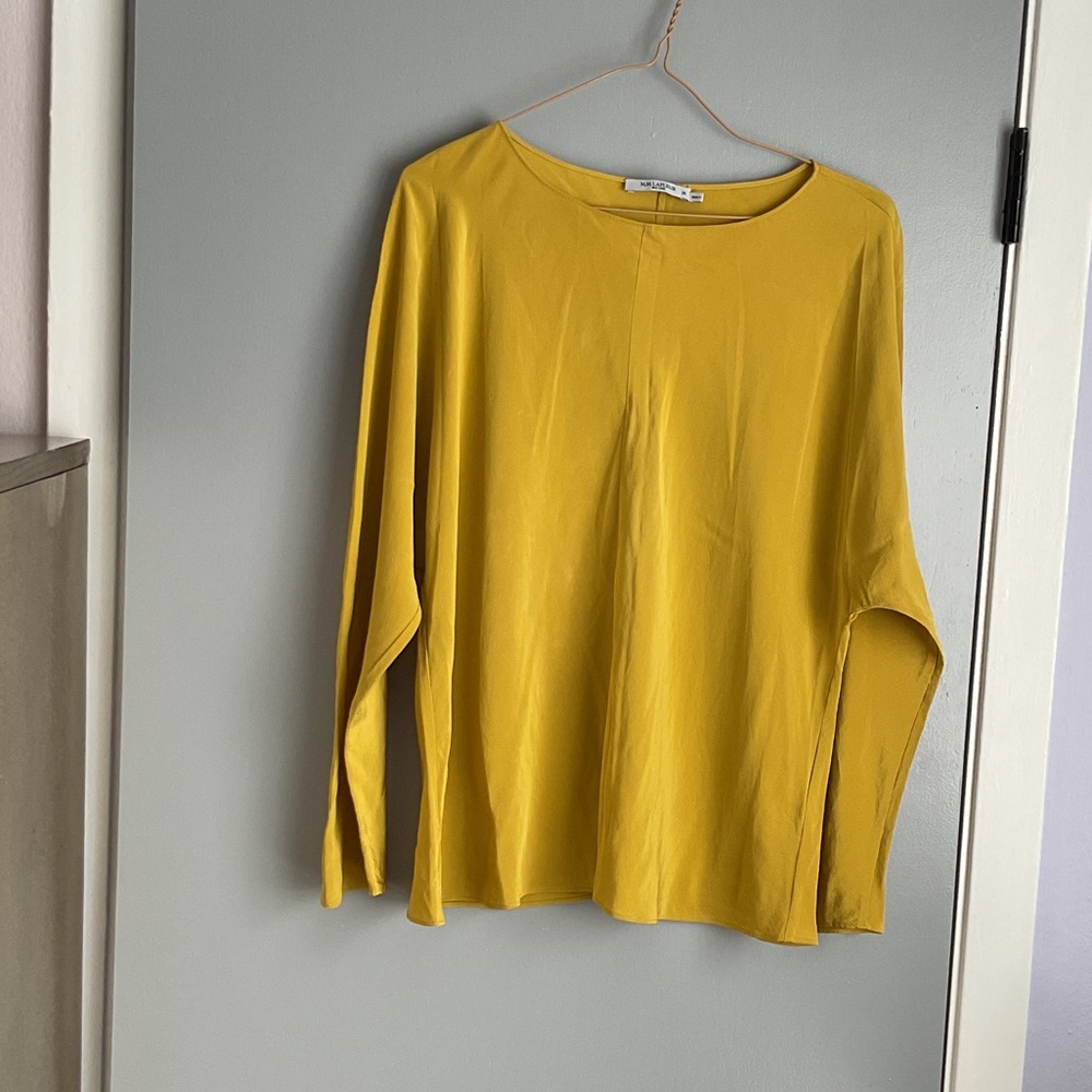 MM Lafleur Mustard Long Sleeve Top